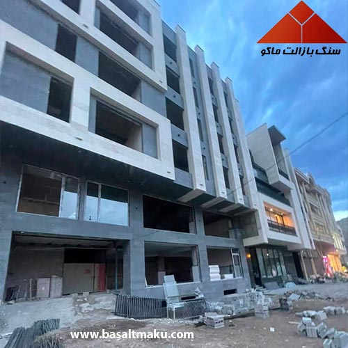 سنگ بازالت ماکو در پروژه ماکو
